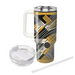 Abstract Crosshatch Patterns Decorative Tumblers