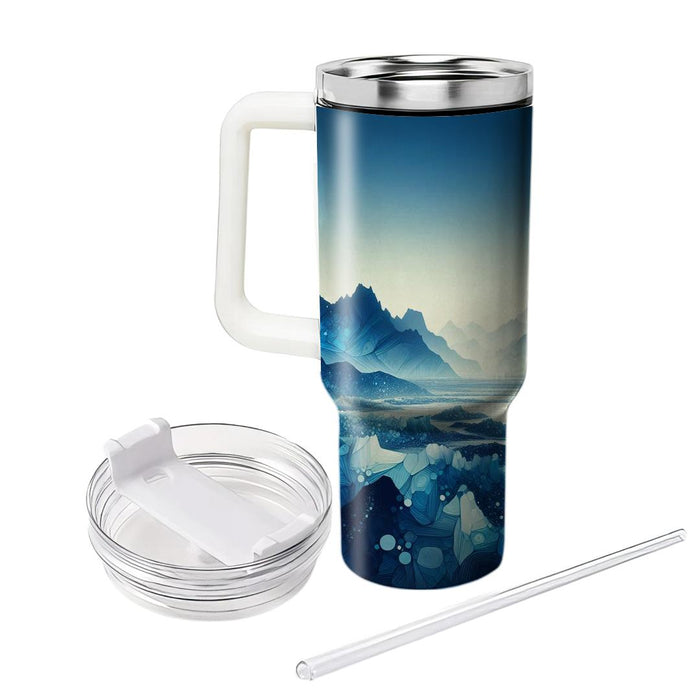 Winter Glacier Majesty  Custom Tumblers