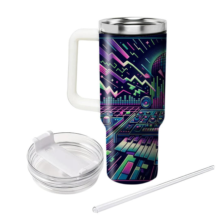 Futuristic Synth Pop  Personalized Tumblers