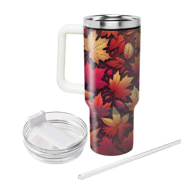 Autumn Maple Leaf  Personalized Tumblers