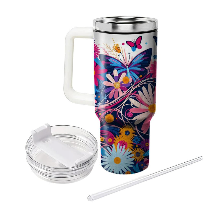 Butterfly Blossom  Unique Tumblers