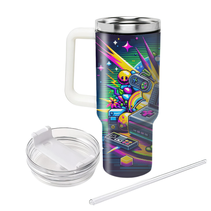 Retro 80s Game Console Insulated Tumblers