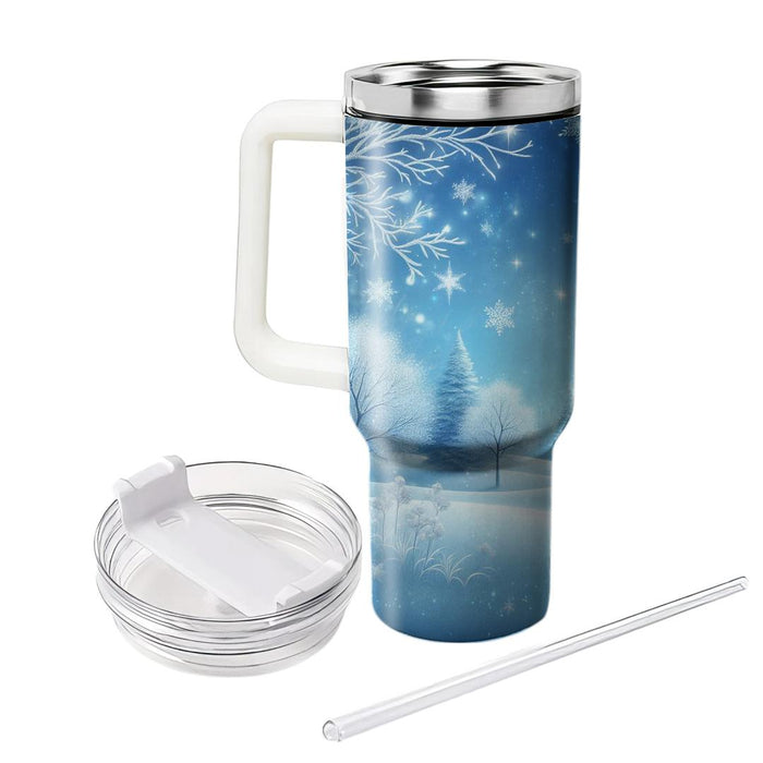 Winter Wonderland Glistening  Custom Tumblers