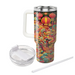 Vivid Fusion Of Traditions Tumblers With Lids