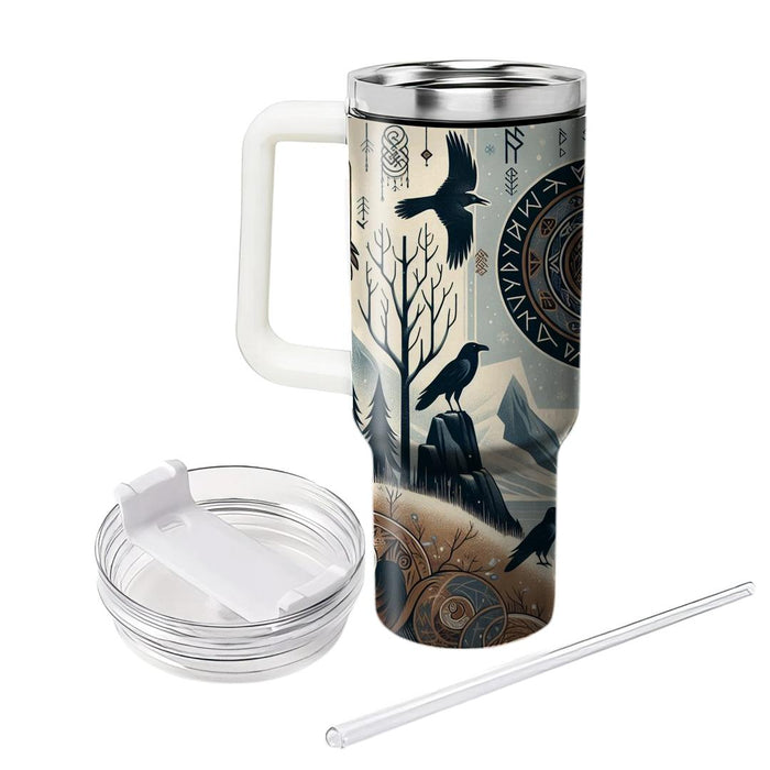 Viking Yule - Norse Winter Solstice  Travel Tumblers