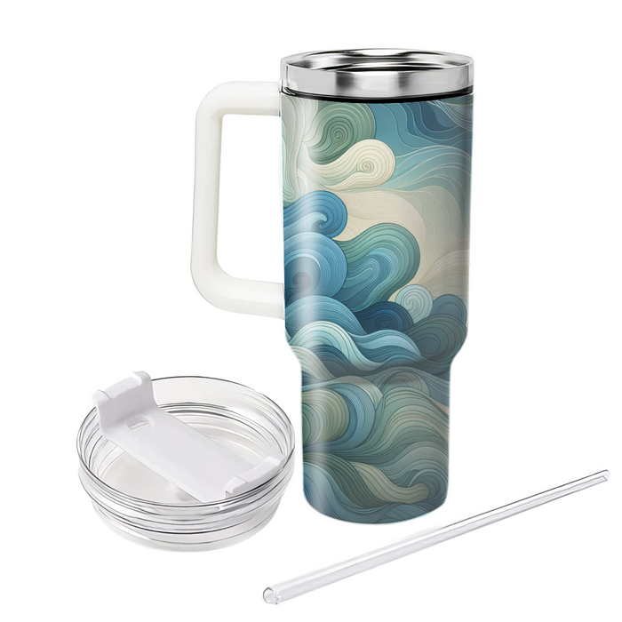 Waves Of Serenity  Unique Tumblers