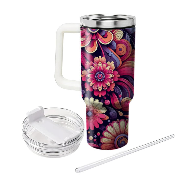  Floral Burst  Decorative Tumblers