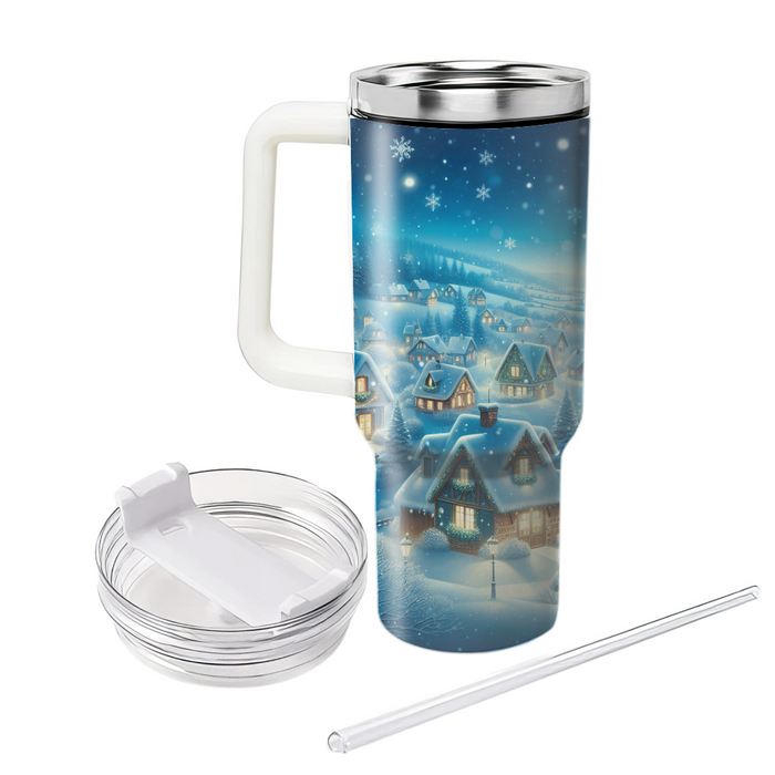 Winter Wonderland Village  Personalized Tumblers