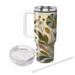 Abstract Floral Motifs Travel Tumblers