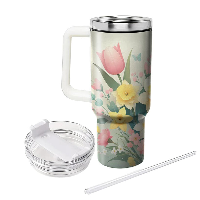 Springtime Blooms  Unique Tumblers