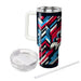 Zigzag Retro Flash  Insulated Tumblers