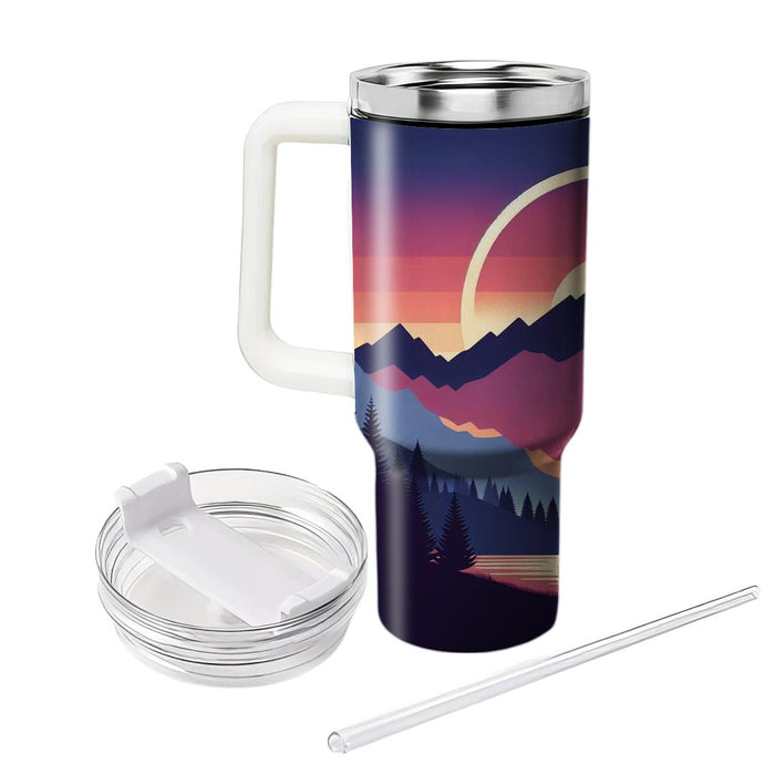 Peaceful Mountain Retreat  Decorative Tumblers