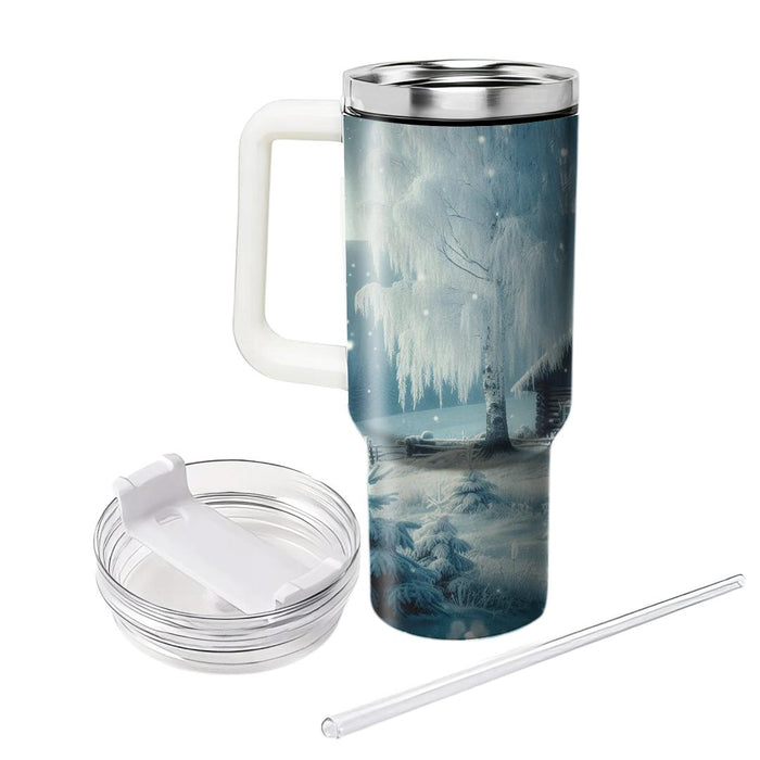 Winter Snowscape Serenity  Insulated Tumblers