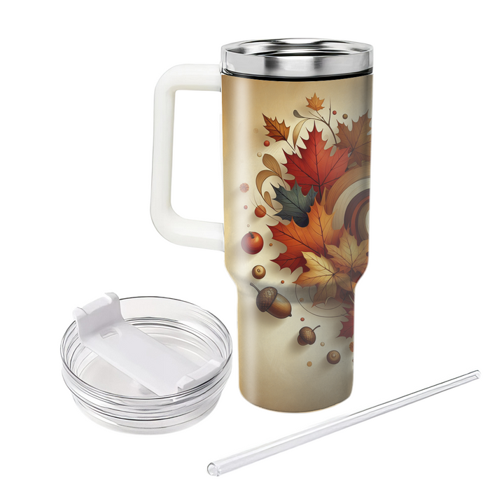 Autumn Leaves Cascade  Tumbler Cups