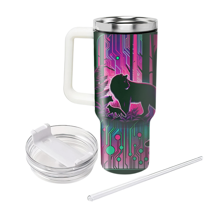 Neon Wilderness  Personalized Tumblers