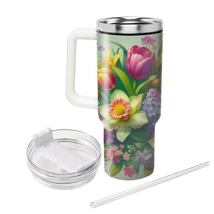 Spring Garden Gathering  Personalized Tumblers