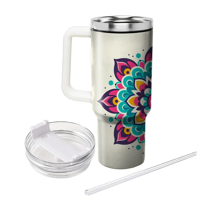 Vibrant Mandala Harmony  Decorative Tumblers