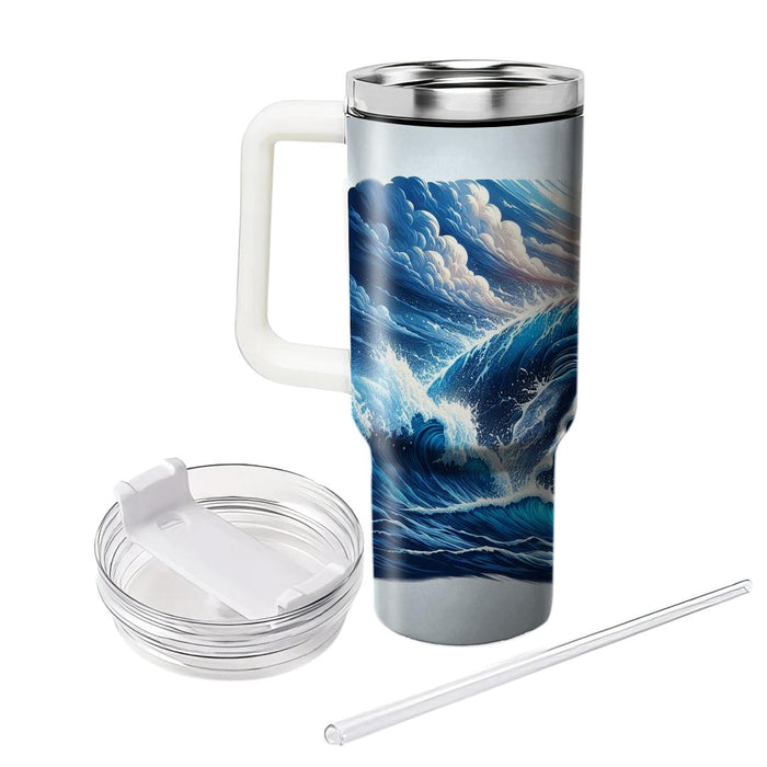 Artistic Whale Breach  Tumbler Cups