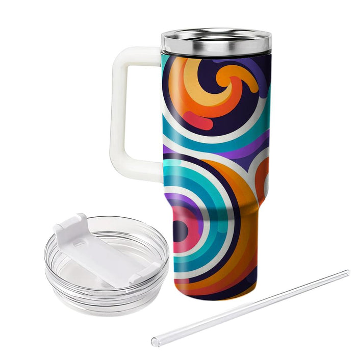 Bold Spiral Pattern  Custom Tumblers