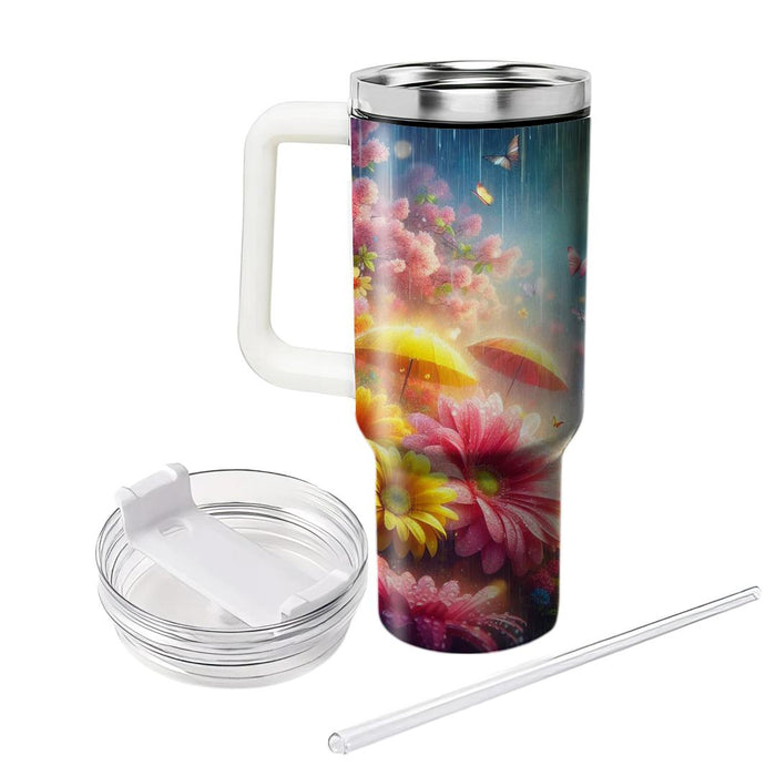 Spring Rain Blossoms  Decorative Tumblers