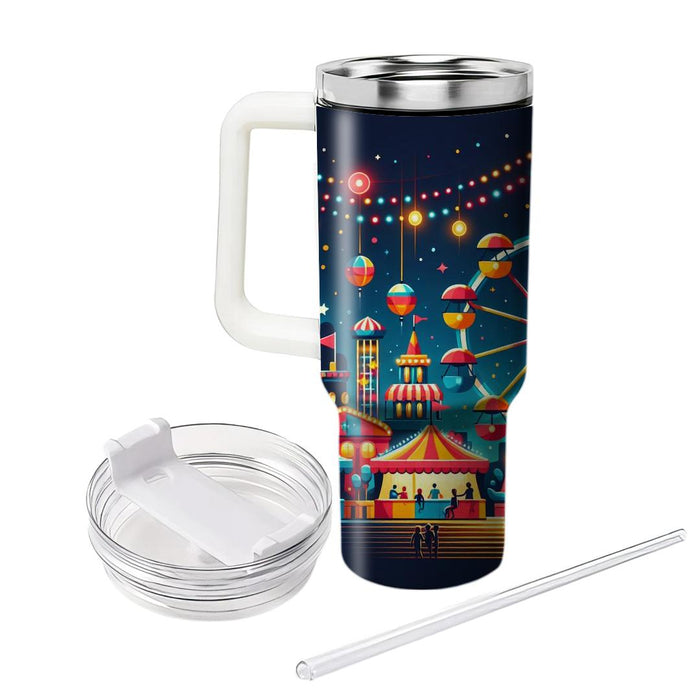 Vivid Carnival Lights  Unique Tumblers