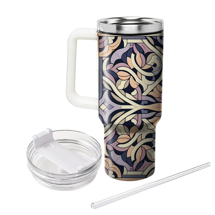 Symmetric Floral Lattice  Custom Tumblers