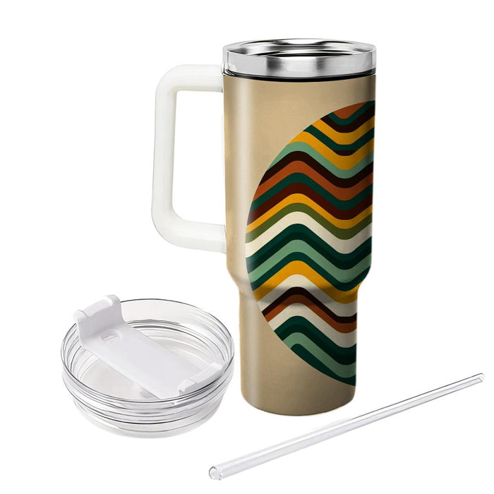 Zigzag Vibes  Tumblers With Lids