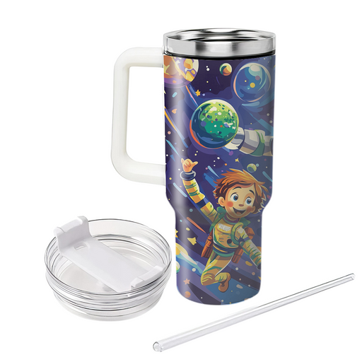 Milo's Space Adventure With Buzz Lightyear Tumblers For Gifts