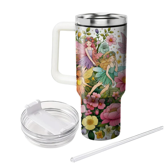 Spring Garden Fairies  Decorative Tumblers