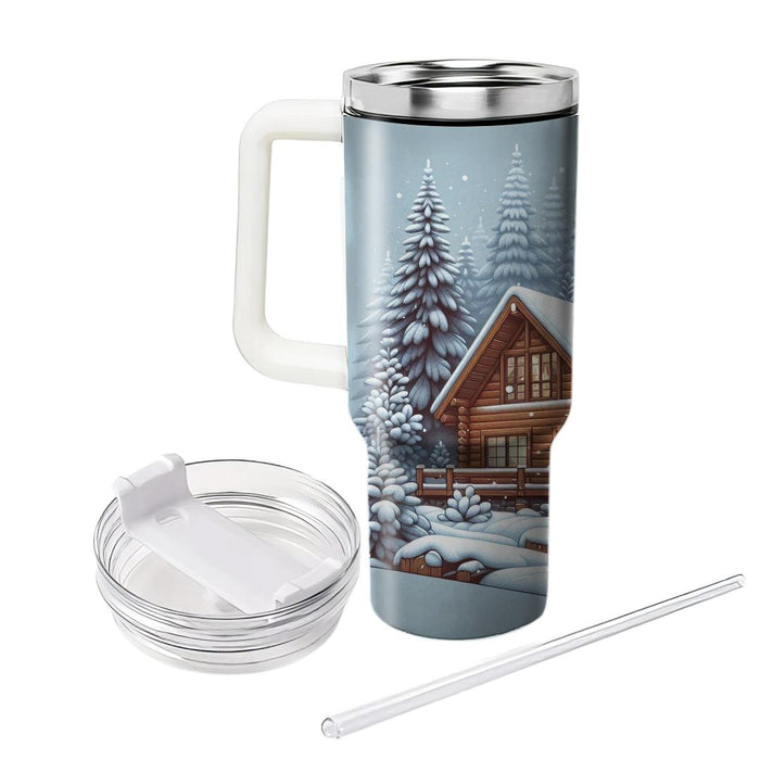 Winter Cabin Comfort  Travel Tumblers