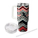 Bold Chevron Stripe  Tumblers With Lids