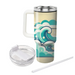 Whimsical Ocean Waves  Custom Tumblers