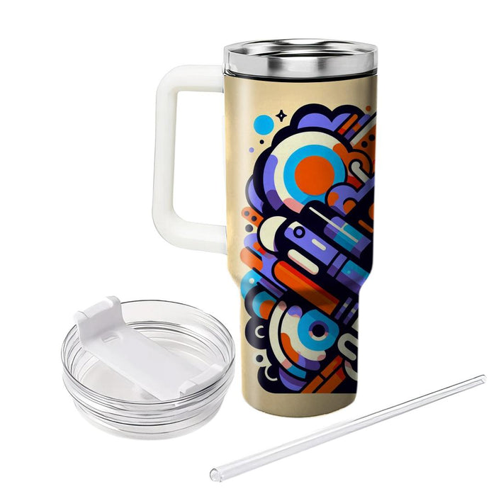 Urban Graffiti Style  Custom Tumblers