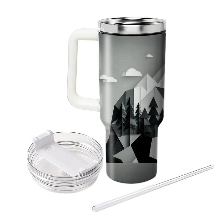 Geometric Bear Wilderness  Decorative Tumblers