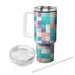 Bright Pastel Checker  Tumblers For Gifts