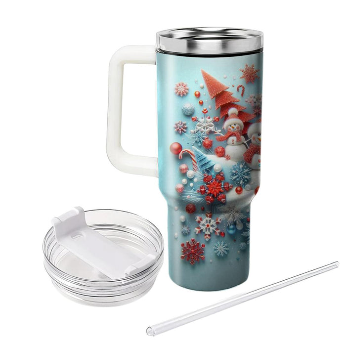 Whimsical Winter Wonderland Unique Tumblers