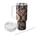 Art Deco Fan Motif  Personalized Tumblers