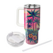 Tropical Retro Fusion  Tumbler Cups