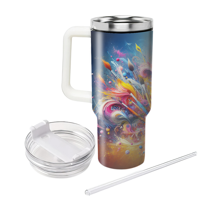 Whirlwind Of Creativity - Arts Festival  Decorative Tumblers