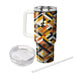 Geometric Mosaic Harmony  Insulated Tumblers