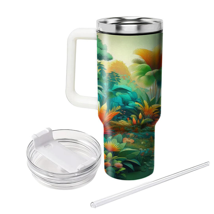 Vibrant Jungle  Tumbler Cups