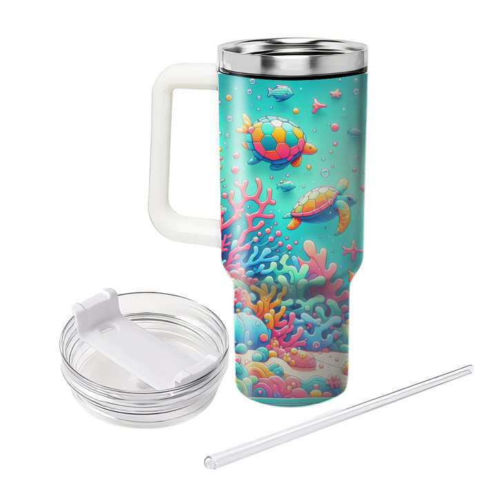 Whimsical Ocean Life  Unique Tumblers