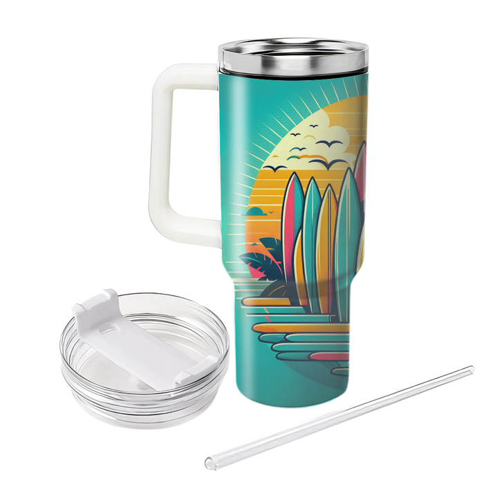 Retro Surf Vibes  Custom Tumblers