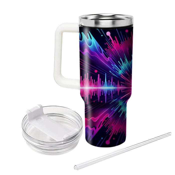 Techno Beat Vibes  Tumblers With Lids