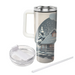 Winter Cottage  Travel Tumblers