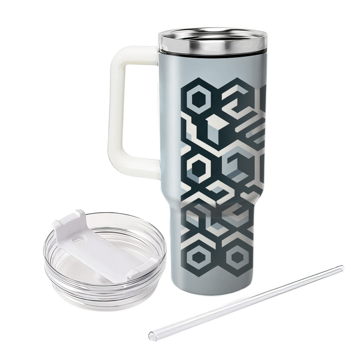 Industrial Hexagonal Design  Insulated Tumblers