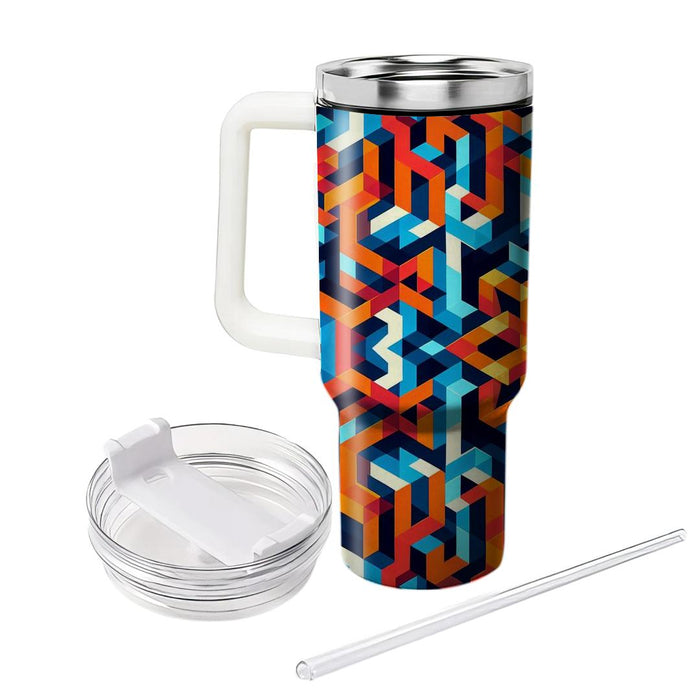 Vibrant Polygon Mirage  Tumblers For Gifts