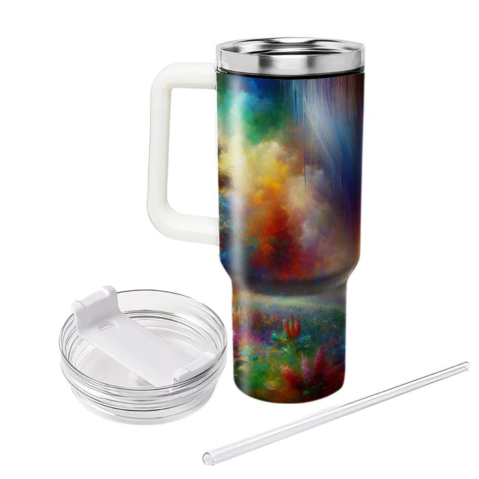 Spring Rainbow Celebration  Insulated Tumblers