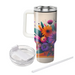 Floral Explosion  Tumbler Cups