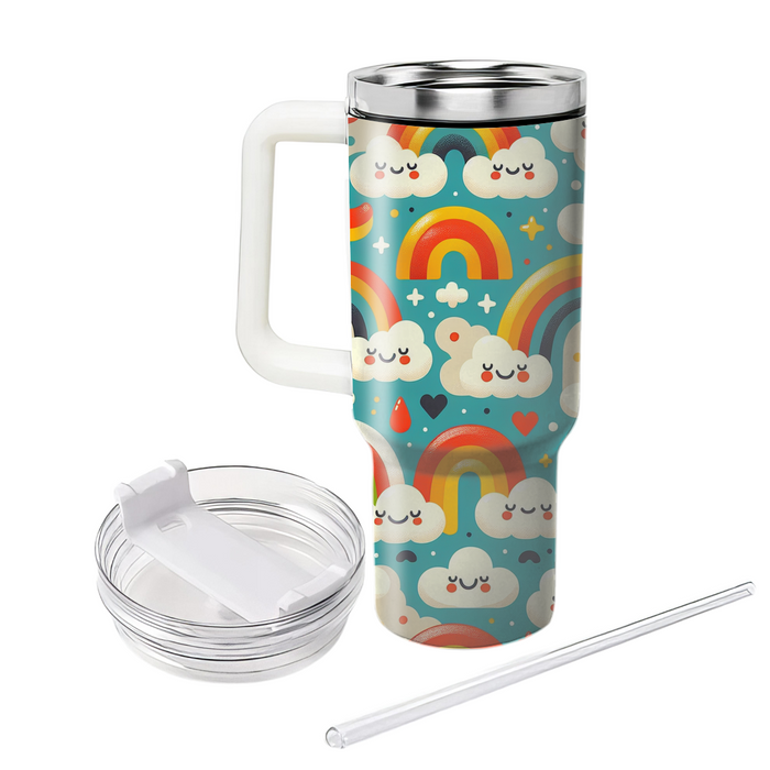 Whimsical Rainbow Patterns  Decorative Tumblers